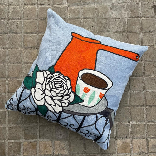 Embroidered Cushion Cover Sobhieh (صبحية)