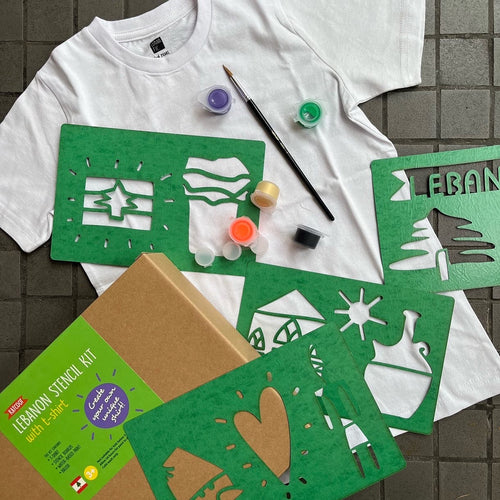 Katcoot Stencils Kit Lebanon + T-Shirt