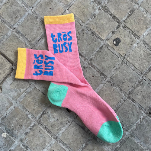 Fun Socks Très Busy