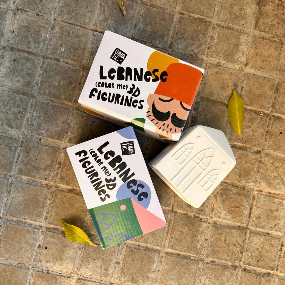 Lebanese Color Me Ceramic 3D Figurines Abou El Abed (أبو العبد)