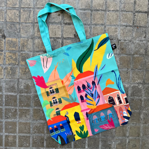 Full-Print Tote Bag Beirut Bloom