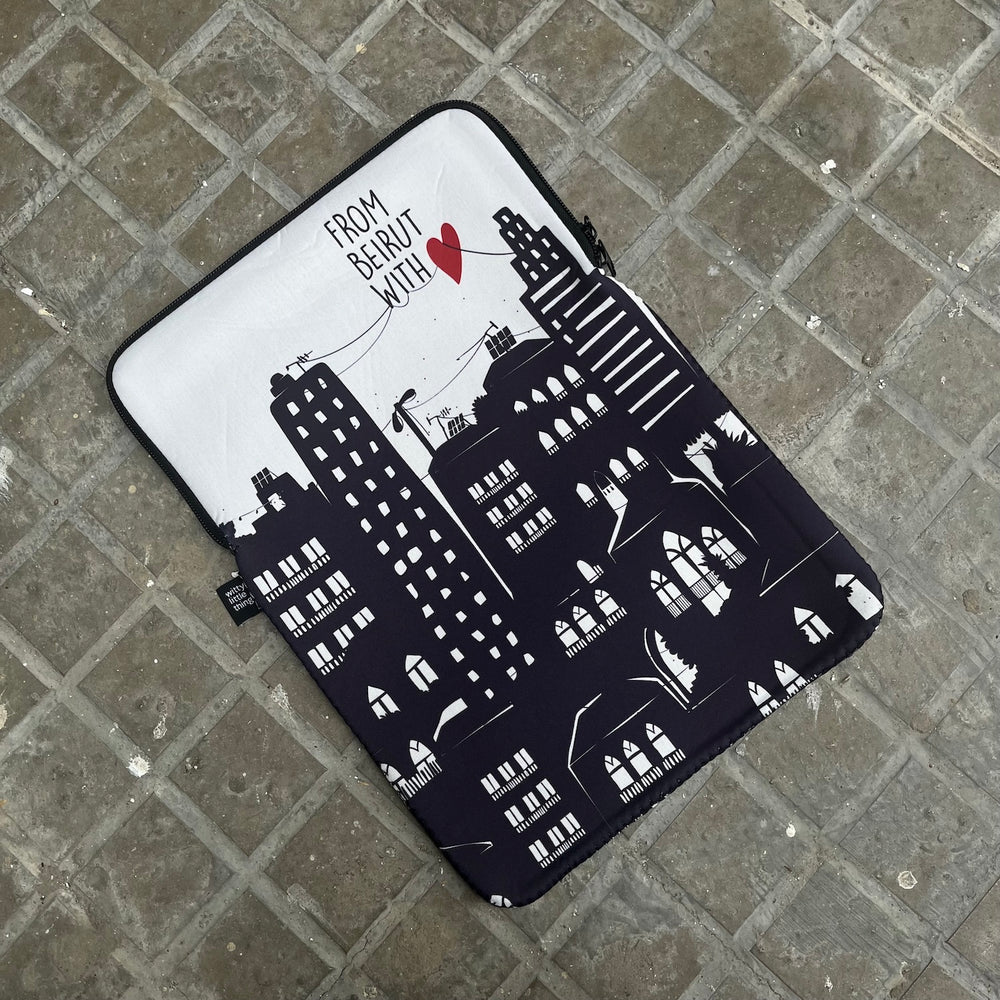 Laptop Sleeve Beirut Silhouette