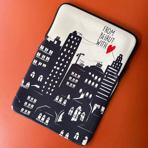 Laptop Sleeve Beirut Silhouette
