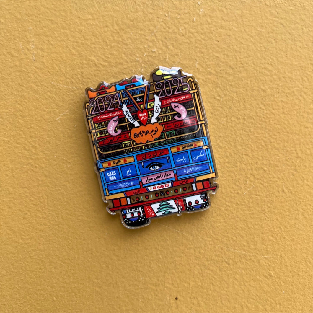 Fridge Magnet Camion