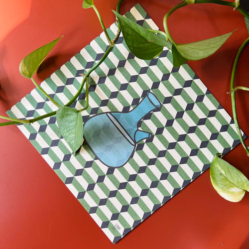 Printed Art Card Carafe