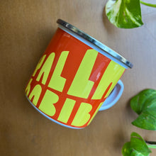 Load image into Gallery viewer, Enamel Mug Yalla Habibi (يلا حبيبي)