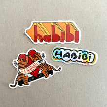 Load image into Gallery viewer, Vinyl Sticker Habibi (حبيبي)