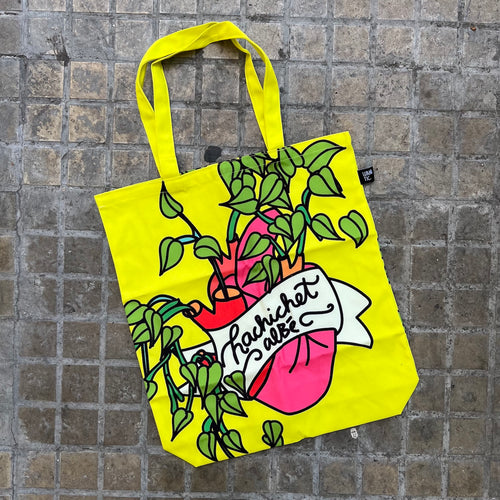 Full-Print Tote Bag Hachichet Albi (حشيشة قلبي)