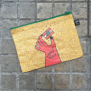 Woven Pouch Kteer Hobb Flag (كتير حب)