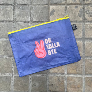 Woven Pouch Ok Yalla Bye