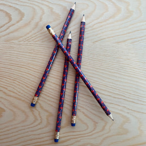 Pencil Shaffeh Pop Pattern (شفّة) Ultramarine