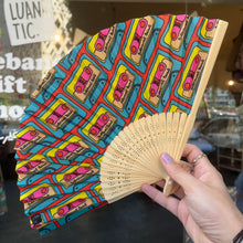 Load image into Gallery viewer, Bamboo Hand Fan Bittersweet Beirut