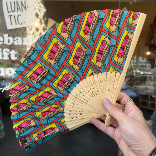Bamboo Hand Fan Bittersweet Beirut