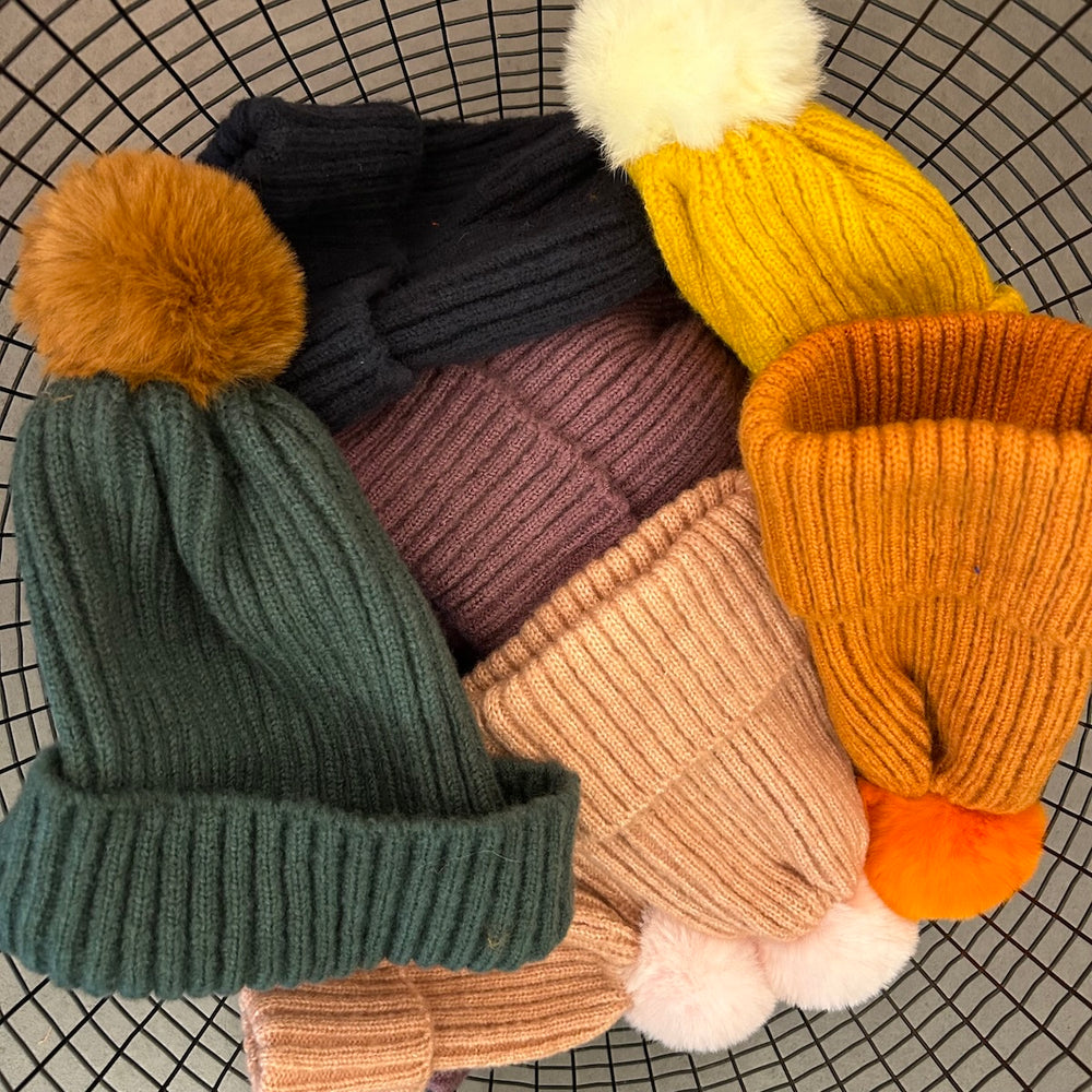 Mixed Kids Wool Beanies
