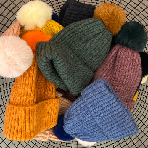 Mixed Kids Wool Beanies