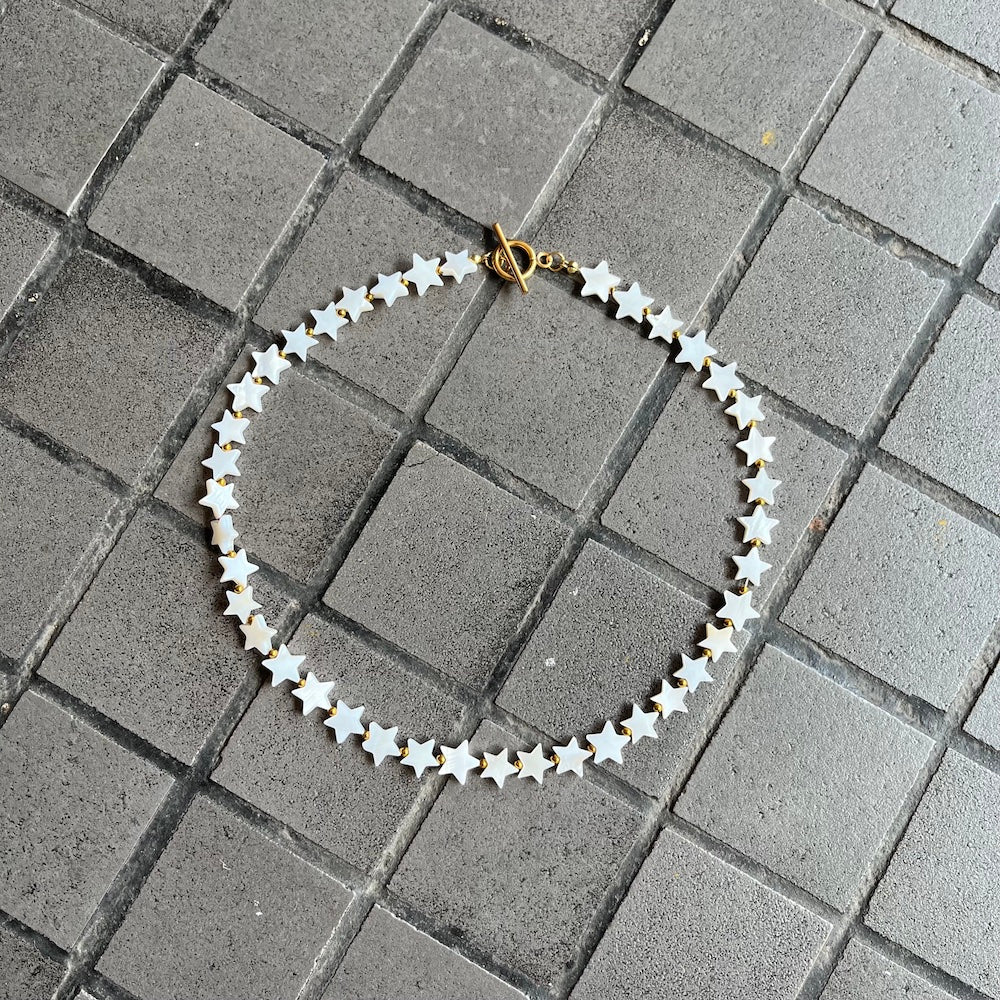 White Stars Necklace
