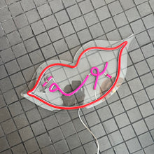 Load image into Gallery viewer, Neon Sign Baoussé (بوسة)