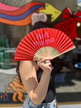 Load image into Gallery viewer, Bamboo Hand Fan Hot Mama