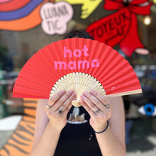 Load image into Gallery viewer, Bamboo Hand Fan Hot Mama
