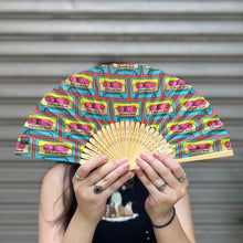 Load image into Gallery viewer, Bamboo Hand Fan Bittersweet Beirut