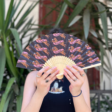 Load image into Gallery viewer, Bamboo Hand Fan Wahché (وحشة)
