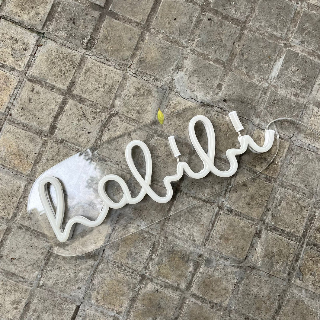 Neon Sign Habibi (حبيبي)