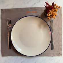 Load image into Gallery viewer, Linen Placemat Sahtein Habibi (صحتين حبيبي)