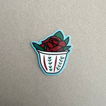 Load image into Gallery viewer, Vinyl Sticker Shaffet Ward (شفّة ورد)