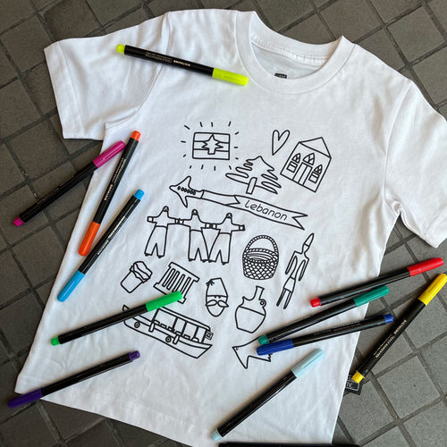 T-shirt Leb Lil Things Kit + Fabric Markers
