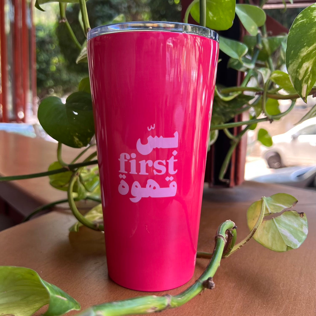 Tumbler بس First قهوة
