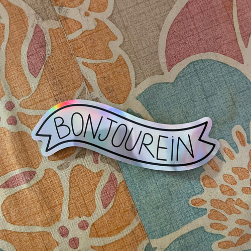 Vinyl Sticker Bonjourein