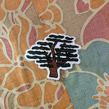 Load image into Gallery viewer, Vinyl Sticker Festive Cedar Tree