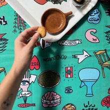 Load image into Gallery viewer, Table Cloth Witty Little Things