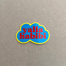 Load image into Gallery viewer, Vinyl Sticker Yalla Habibi (يلا حبيبي)