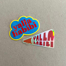 Load image into Gallery viewer, Vinyl Sticker Yalla Habibi (يلا حبيبي)