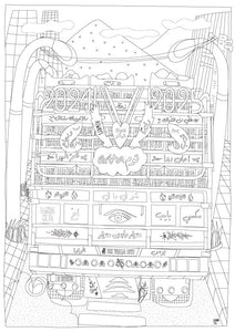Coloring Poster: Camion