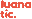 Luanatic.com by Lebanese designer Luana El Turk logo