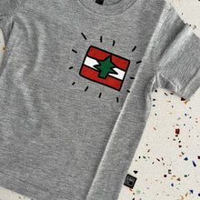 Load image into Gallery viewer, Kids T-Shirt Lebanese Flag