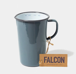 Falcon Enamel 2-Pint Jug - Pigeon Grey