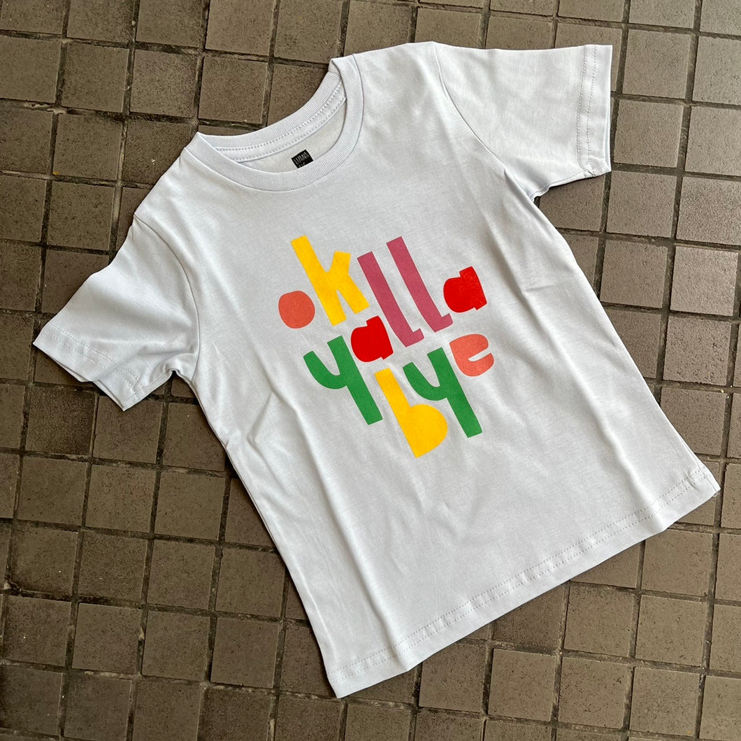 Kids T-Shirt Ok Yalla Bye