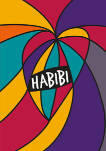 Wood Poster Habibi (حبيبي)