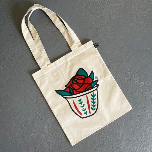 Tote Bag Shaffet Ward (شفة ورد)