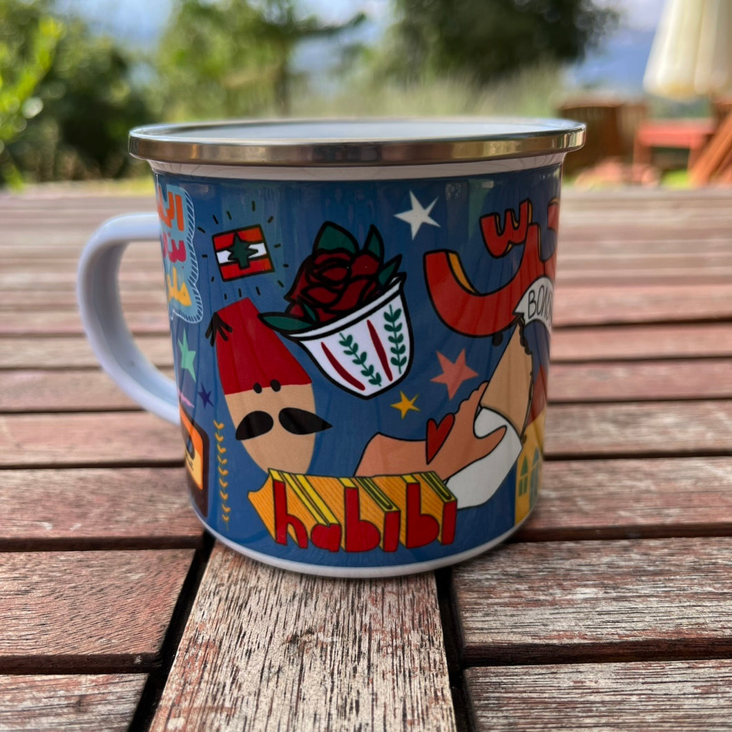 Enamel Mug Leb Meli Melo