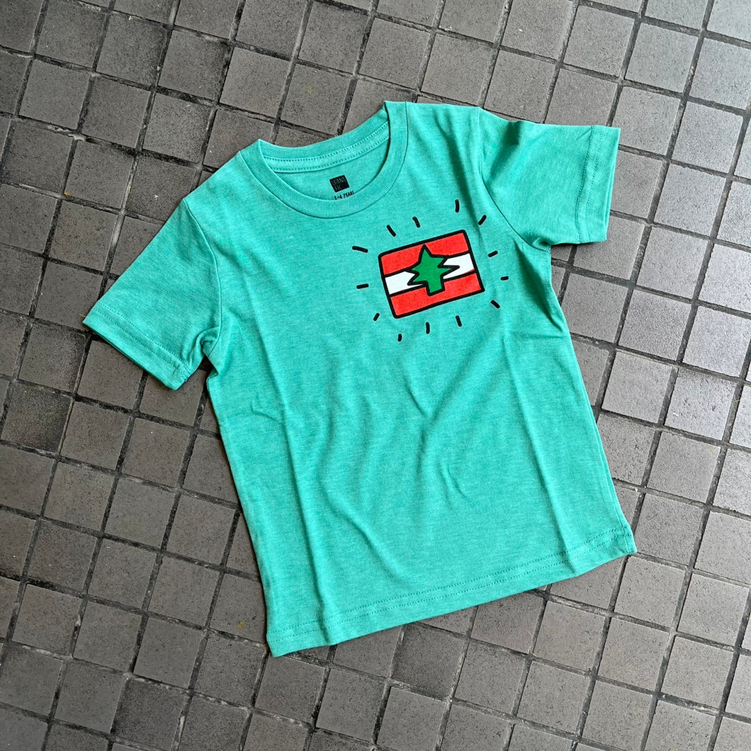 Kids T-Shirt Lebanese Flag