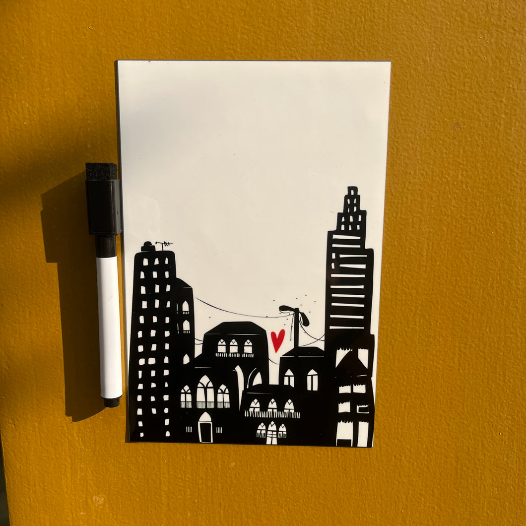 Magnetic List Pad Beirut Silhouette