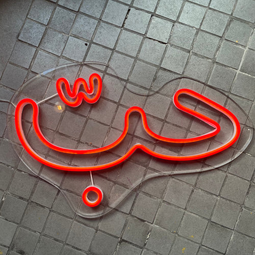 Neon Sign Hobb (حبّ)