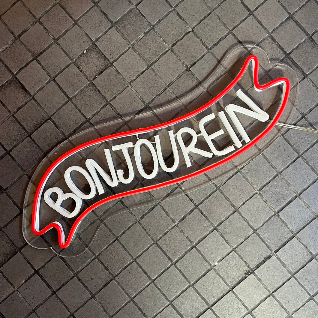 Neon Sign Bonjourein