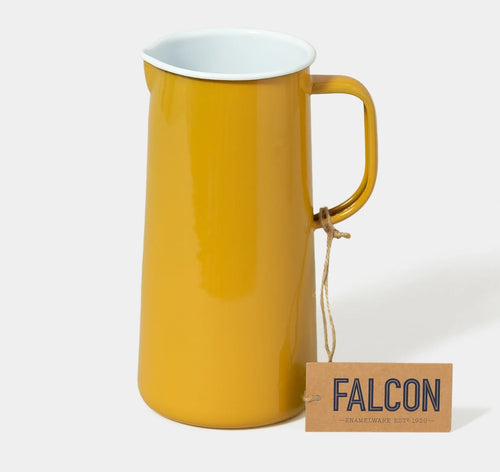 Falcon Enamel 3-Pint Jug - Mustard Yellow