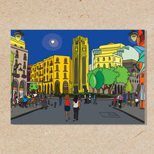 Load image into Gallery viewer, Wood Poster Downtown Beirut