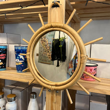 Load image into Gallery viewer, Bamboo Sun Mirror